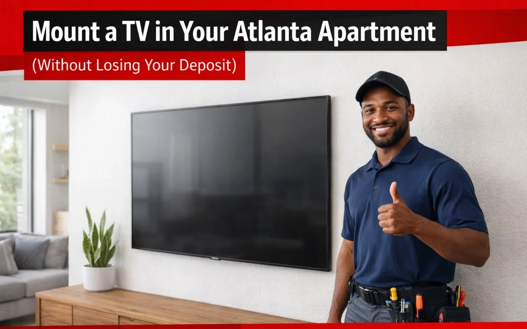How to Mount a TV in Your Atlanta Apartment (Without Losing Your Security Deposit)